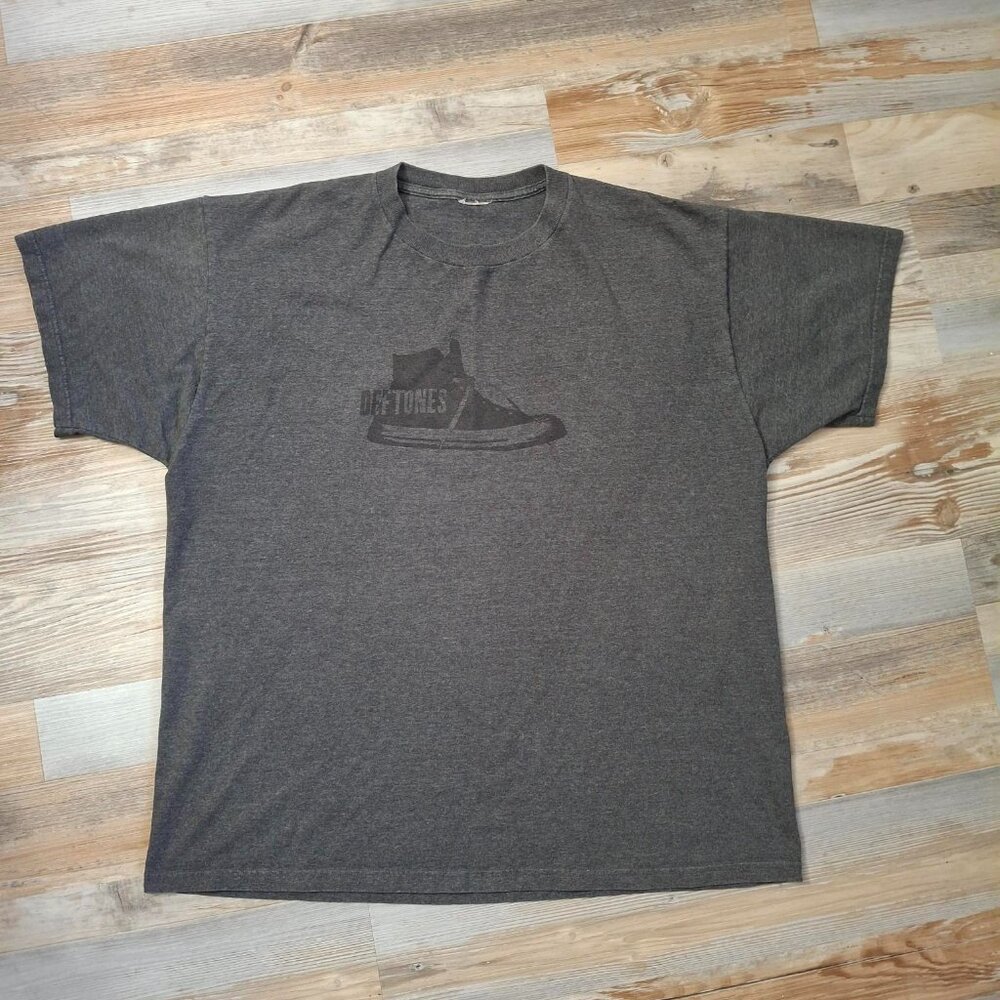 Vintage Deftones Gray Y2K Band Tee High Top Sneaker Gray Men's XL